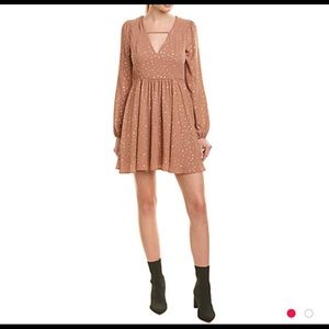 BCBG Blush and Silver Star Dress